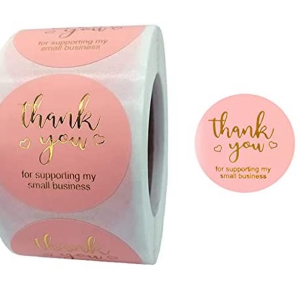 100 Thank you stickers 1” - Picture 5 of 5